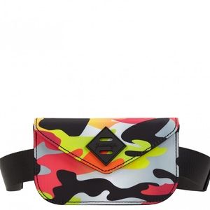 Kylie + Kendall Neon Camo Fanny Pack